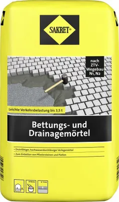 Produktbild von SAKRET Bettungs- und Drainagemörtel 10 kg Sack