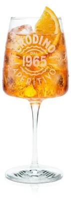 Produktbild von Crodino Aperitivo Glas 48cl Weinglas 1965 Cocktail Gläser Longdrink Bitter Bar