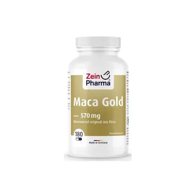 Produktbild von Zein Pharma Maca Gold, 570 mg, 180 Kapseln 13812