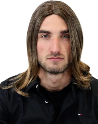 Produktbild von WIG ME UP Herrenperücke lang hellbraun GFW891-2T19