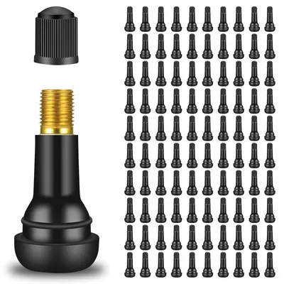 Productafbeelding van Solidchoice - Set van 100 Universele Rubber Ventielen voor Auto's