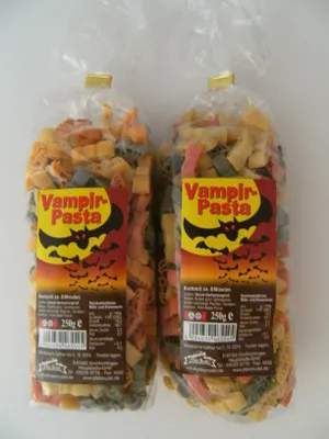 Produktbild von Streuteile Fledermäuse aus Nudelteig, 2X 250 g, Nudeln, Pasta, Dekoration, Delikatesse, Fledermaus