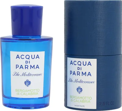 Produktbild von Acqua di Parma Blu Mediterraneo Bergamotto di Calabria, Männer, Sommer, 75 ml, Nicht nachfüllbare Flasche, Bergamotte, Benzoe-Resinoid, Zedernholz, Moschus, Vetiver