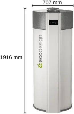 Produktbild von Ecodesign Warmwasserwärmepumpe ED 400 395 L Brauchwasser Wärmepumpe Heizung