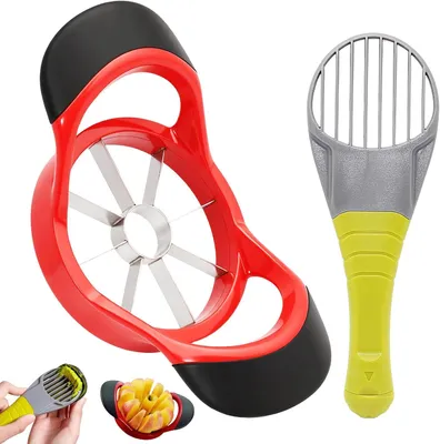 Produktbild von Apfelschneider und Avocadoschneider 3 in 1 mit Edelstahlklingen