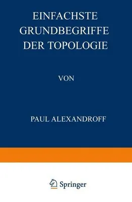 Produktbild von Einfachste Grundbegriffe der Topologie