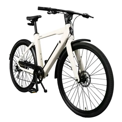 Produktbild von Keskin E-Bike cBike 1 27,5“ City-Bike Elektrofahrrad Elektrobike City bike Pedelec Fahrrad Heckmotor bis zu 70km LCD Display StVZO App Bluetooth Weiß
