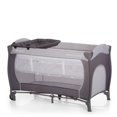 Obrázok produktu pre Hauck Sleep'n Play Center, 9 kg, Sklopný, Sklenený priezor, 8,5 kg, Čierna, Šedá