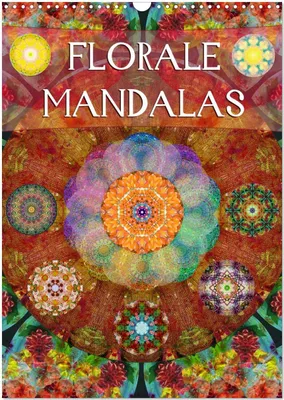 Produktbild von FLORALE MANDALAS (Wandkalender 2026 DIN A3 hoch), CALVENDO Monatskalender
