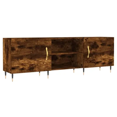 Zdjęcie produktu dla vidaXL Szafka pod TV dąb wędzony 150x30x50 cm materiał drewnopochodny