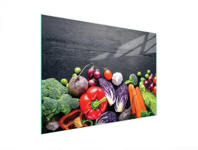 Obrázek produktu pro Skleněné prkénko na krájení zeleniny 40x30