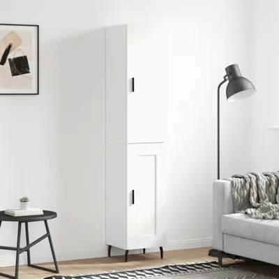 Produktbild von vidaXL Highboard Weiß 34,5x34x180 cm Holzwerkstoff