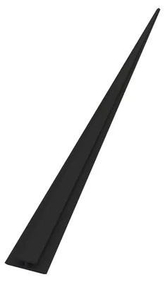 Produktbild von Duschspa 210cm H-Profil Aluminium Profil Verbindungsprofile für 3mm Aluverbundplatte Schwarz matt