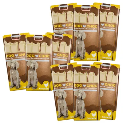 Produktbild von DOG CHOC Hundeschokolade - spezielle Rezeptur nur für Hunde - Huhn 