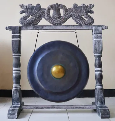 Imagen del producto de Gong de Meditación Mediano con Soporte - 50cm -