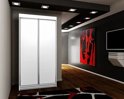 Image de KIER FURNITURE Armoire coulissante, armoire en chêne Sonoma, 100 x 200 x 62 cm