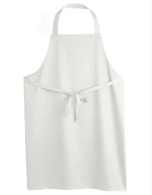 Immagine prodotto di Grembiule pettorina in poliestere riciclato, 71 x 91 cm - Colore: Bianco - Dimensioni: 71 x 91 cm