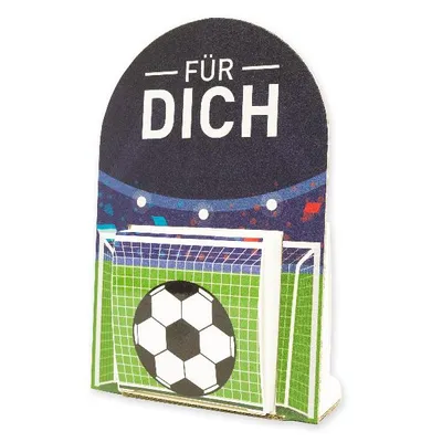 Produktbild von itenga Geldgeschenkverpackung Fußballstadion Für Dich