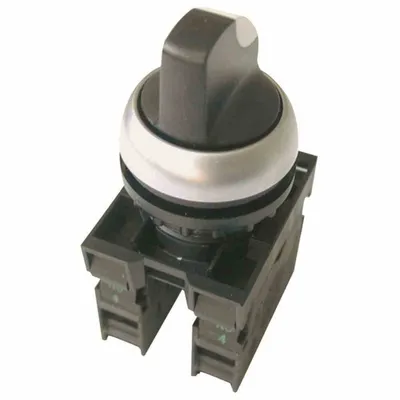 Image de M22-WRK/K10 Commutateur 2 Positions 1NO Stable Manette Courte Noir IP66