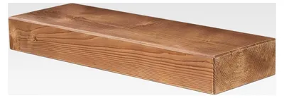 Produktbild von Wandregal aus massivem Holz 60x20cm Eiche farbig Wandboard Vintage rustikal Design Natur Regal