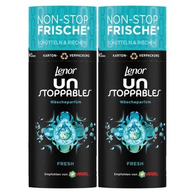 Produktbild von Lenor Unstoppables Wäscheparfüm Duftperlen Fresh 160g (2er Pack)