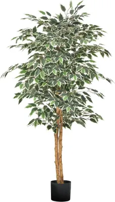 Obrázok produktu pre Umelý stromček Ficus 1524mm - Umelý stromček s čiernym kvetináčom - Dekoratívna interiérová výzdoba