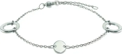 Produktbild von Boccia Damen Armband aus Titan in der Farbe Silber, antiallergen, 22cm, 03030-01