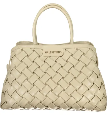 Produktbild von Elegante Damenhandtasche Beige mit Schultergurt und Mehreren Fächern