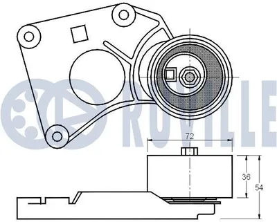 Produktbild von RUVILLE Spurstangenkopf Spurstange 916027