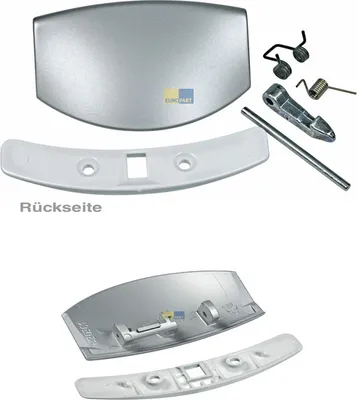 Produktbild von TOP Original AEG Electrolux Türgriff Griff kpl Waschmaschine silber 5027772200/0
