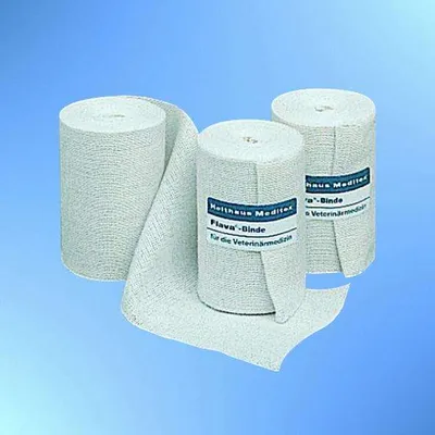 Produktbild von Flava®-Binde , 6 cm x 6 m , mit Verbandklammer | Packung (1 Stück)