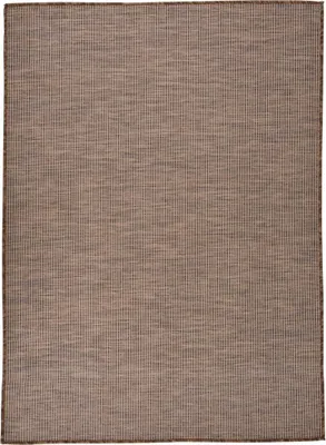 Obrázek produktu pro Venkovní hladce tkaný koberec 200x280 cm hnědá