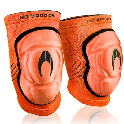 Image de Genouillères Ho Soccer Covenant, orange fluo, taille S