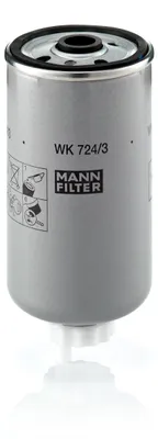 Obrázek produktu pro Palivový filtr MANN-FILTER WK 724/3