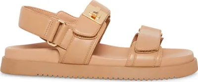 Produktbild von Kaufen Sie die Steve Madden Mona Tan bei Kicksshop. Stilvolle braune Damensandale mit modernem Design und bequemer Passform.