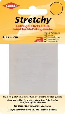 Produktbild von KLEIBER Stretchy-Bügel-Flicken 400 x 60 mm weiß