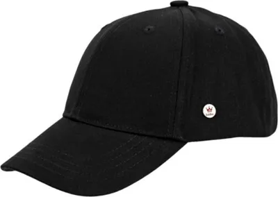 Balke Kinder-Baseballcap aus Baumwolle in schwarz