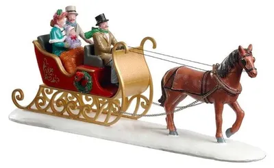 Productafbeelding van Victorian sleigh ride kerstfiguur LEMAX