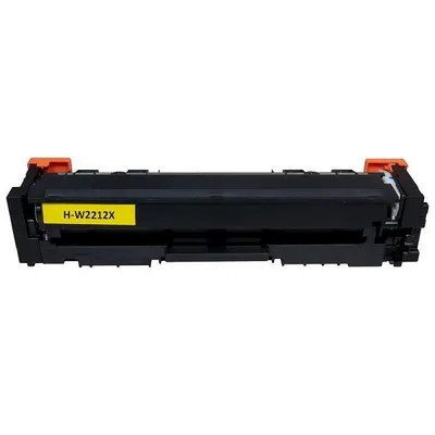 Image de Cartouche de toner XL compatible W2212X - 207X Jaune, pour HP Color LaserJet Pro M255 dw, MFP M282 nw, M283 cdw, M283 fdw