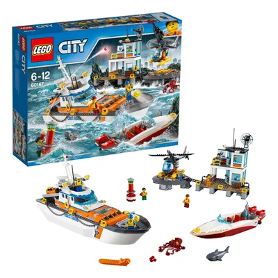 Zdjęcie produktu dla LEGO City Coast Guard Head Quarters, Zestaw do budowania, 6 lat(a), 792 szt., 2,26 kg