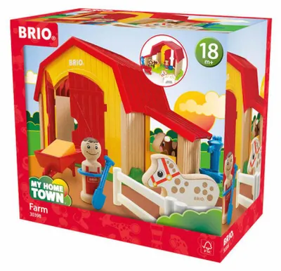 Produktbild von BRIO 30398 - Spielset - My Home Town Bauernhof