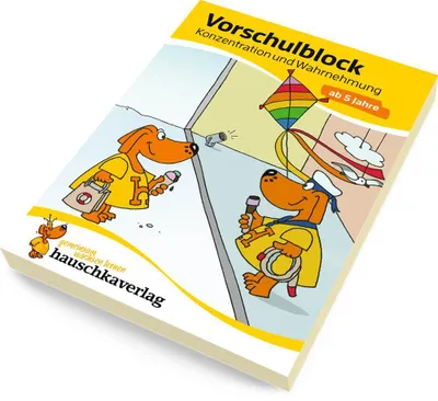 Obrázok produktu pre Vorschulblock - Konzentration und Wahrnehmung ab 5 Jahre