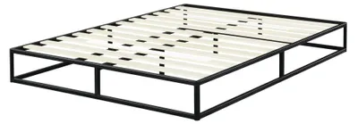 Obrázek produktu pro Postel Olee Sleep, moderní kovový rám, rozměr 22 cm. Součástí jsou dřevěné lamelové rošty
