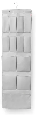 Organizer über der Tür, 20 Fächer, hellgrau, 45 x 120-150 cm