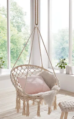Produktbild von Hängesessel "Light", creme, 100kg, Hängesitz, Hängeschaukel