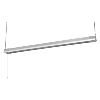 Produktbild von LEDVANCE OFFICE LINE Abgependelte Bürodeckenleuchte mit Zugschalter in Weiß, 1.1 m lang, 41 W / 3400 lm, kaltweiß (4000 K), funktionales Design für Büroanwendungen, CRI 80, IP20.