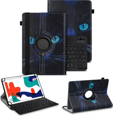 Produktbild von Schutzhülle Huawei MatePad 10.4 Hülle Tablet Tasche QWERTZ Bluetooth TastaturFarben:Motiv 3
