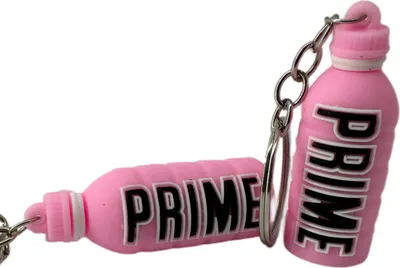 Produktbild von Schlüsselanhänger Mini Anhänger Geschenk Cartoon Schlüsselanhänger Silikon Schlüsselanhänger für Handyhülle Charme Rucksack Geschenk (Fitness Drink Flasche rosa)