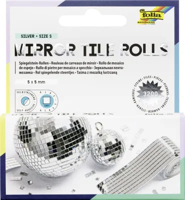 Obrázok produktu pre folia 540560 folia Spiegelstein-Rolle "Mirror Tile Rolls", Größe: S