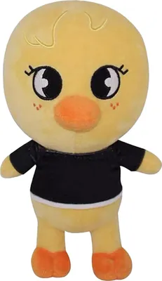Produktbild von 20 cm Cartoon-Tierpuppe mit niedlichem Ausdruck, PP-Baumwollfüllung, weiches Plüschtier, Huhn